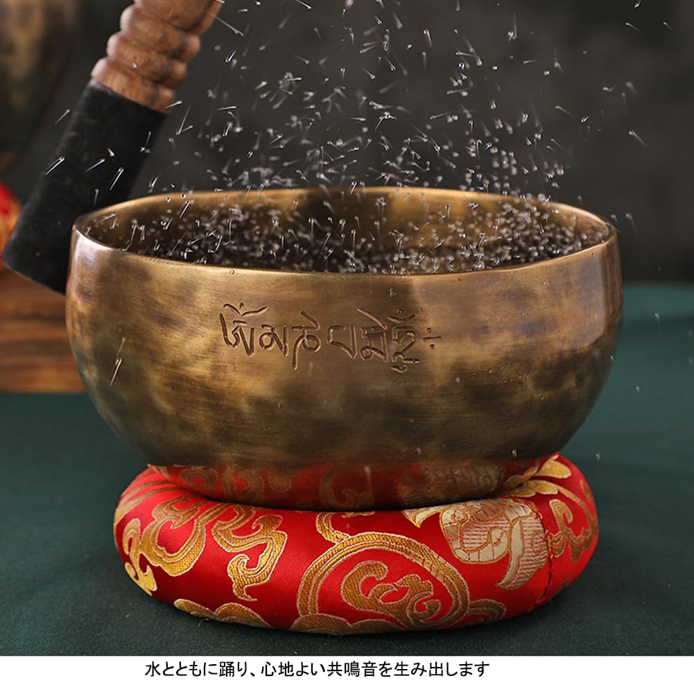 Amazon | Nihig シンギングボウル ネパール製 手作り フルムーンボウル