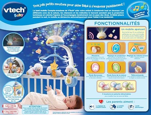 VTECH Vtech Baby Mobile Lumi Mobile Compte Moutons - vue 8