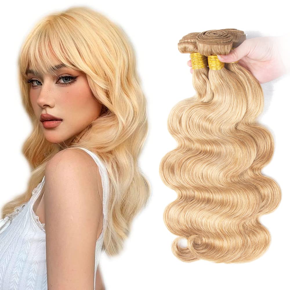 LadrXadr 27 Bundles Human Hair Honey