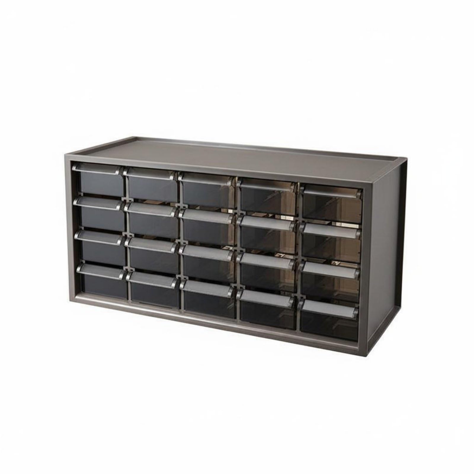 Organizer Cassetti Scrivania Mini Cassettiera Portaminuteria Scatola Cassettiere Multifunzione in Scomparti per Separare Forniture Adatta per Studio, Marrone