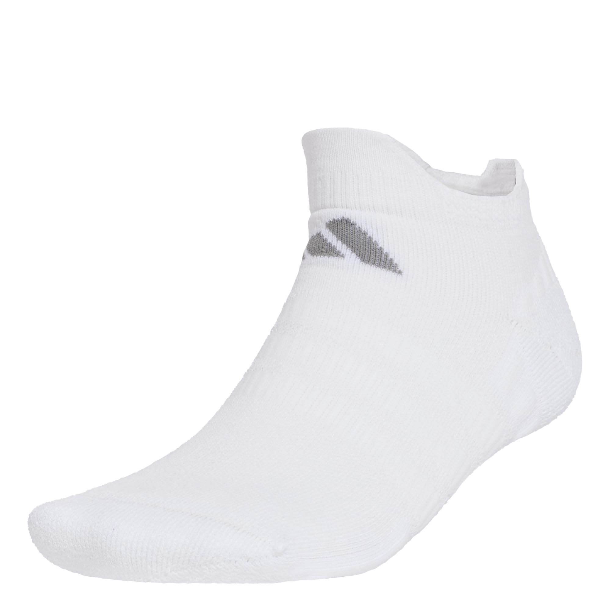 adidas Unisex Tennis Low Cut Socks Cushioned 1 Pair Pack Socks, white/grey three, S