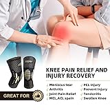 Lusenone Copper Knee Support for Women/Men 2 Pack - Best Knee Brace Compression Sleeve Support for Arthritis, Knee Pain, Meniscus Tear, ACL, MCL, Joint Pain Relief, Running, Sports, Squats - Image 5