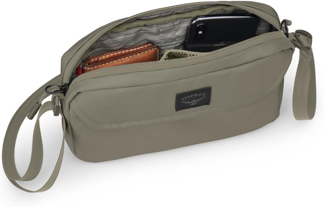 Osprey Aoede 2L Commuter Crossbody Bag, Tan Concrete - Image 6