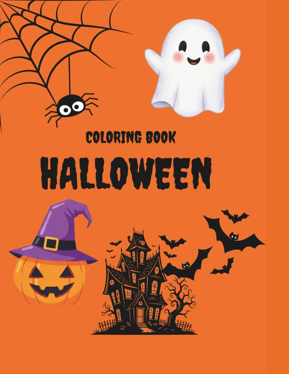 Coloring Halloween Book