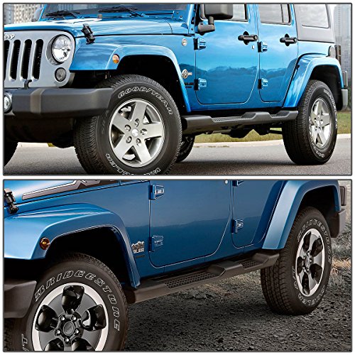 Estribos DNA Motoring 4X4-T121 4-Door Jeep Wrangler miniatura 5