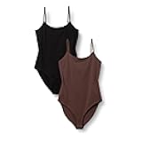 Women's Slim-Fit Cami Bodysuit, Pack of 2