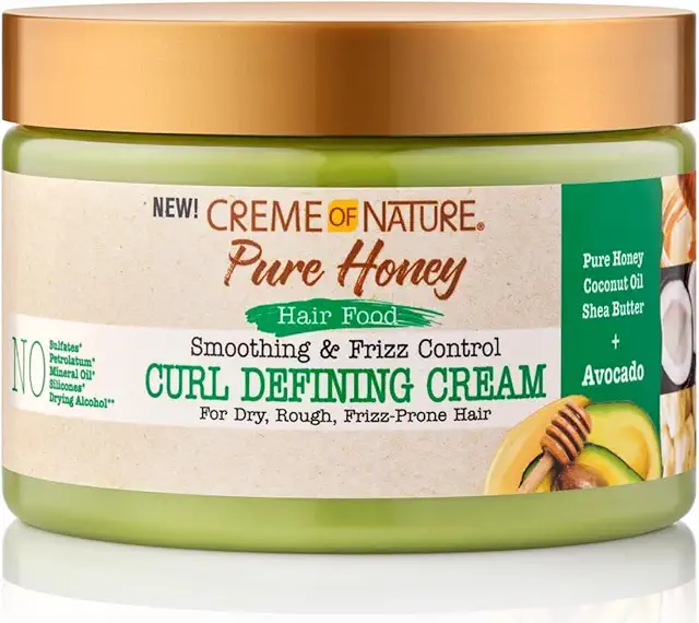 Crème Coiffante Avocat Miel pour Cheveux Bouclés - Définition 72h