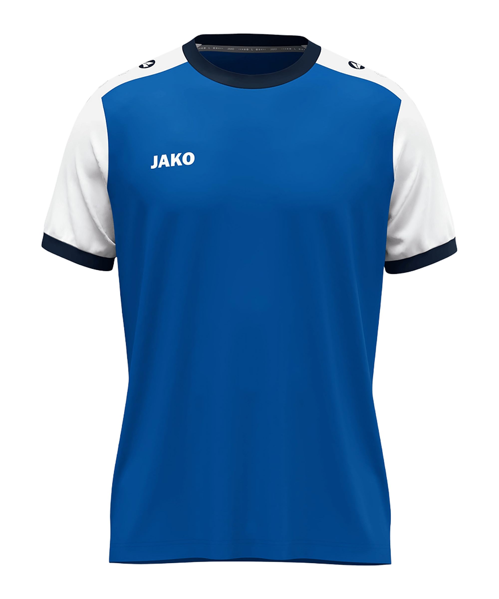 JAKO Unisex Dynamic Short Sleeve Jersey, Royal/White/Navy, 3XL