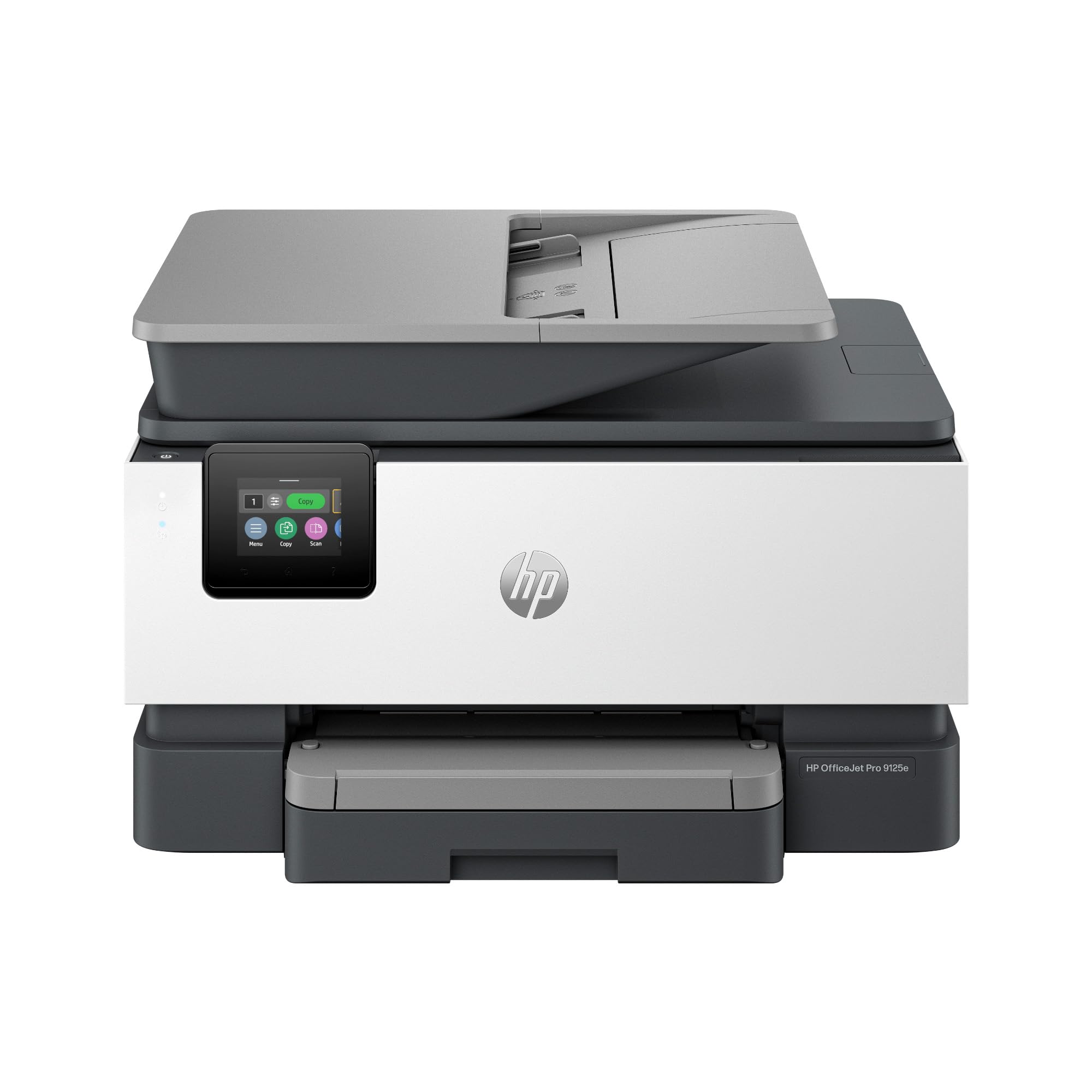 hp officejet pro 9125e wireless all-in-one color inkjet printer, print, scan, copy, fax, adf, duplex printing best-for-office, 3 month instant ink trial included, ai-enabled (403x0a)