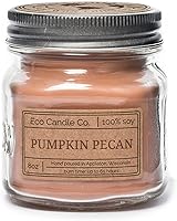 Vista 44 de ECO CANDLE CO. Vela reciclada, Pastel de Ron y Caramelo, 26 oz. - Aromas de Caramelo, Ron, Arce, Almendra, Pera y Vainilla - 100% Cera de Soya, Sin