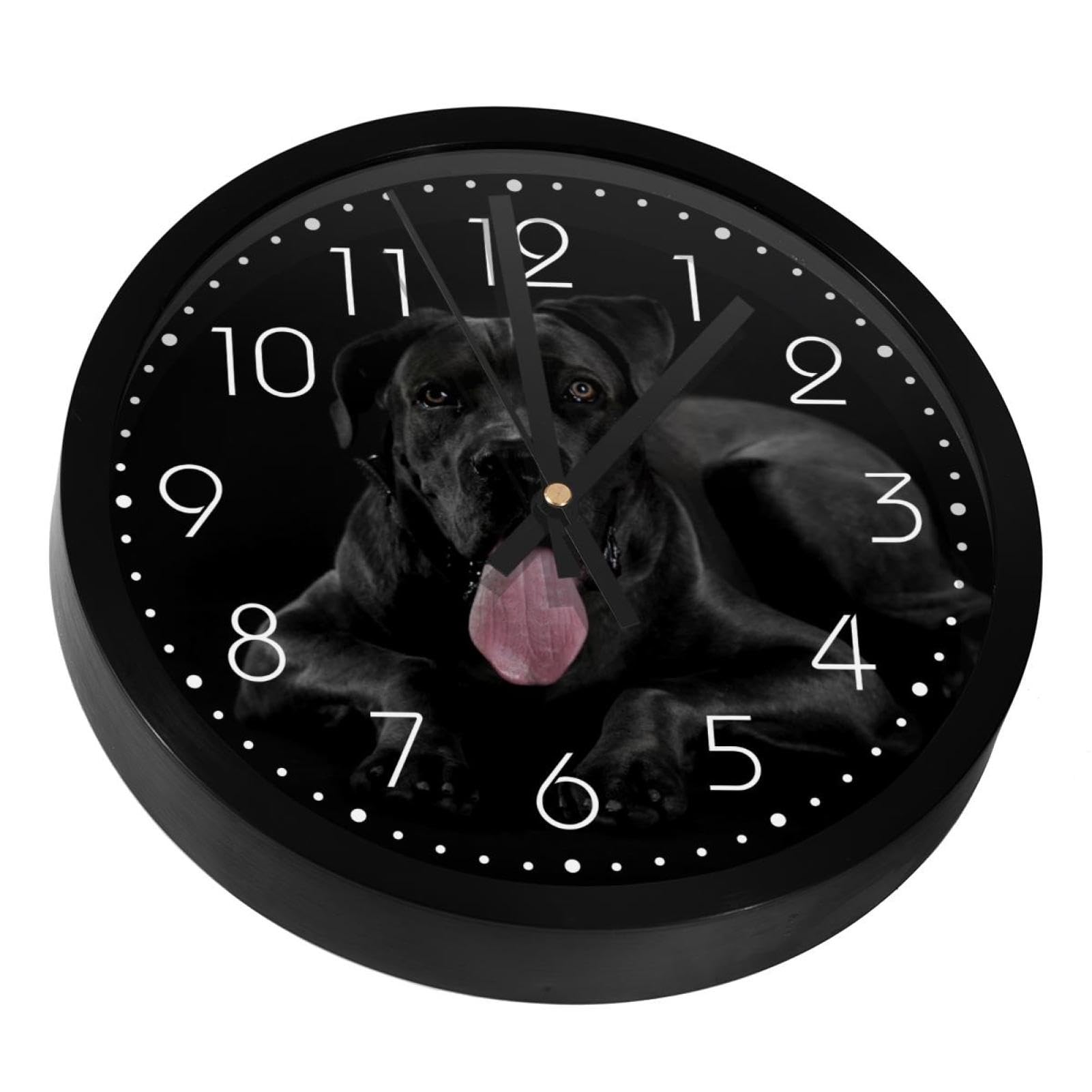 Horloge murale pour chambre à coucher sans tic-tac et sans bruit
