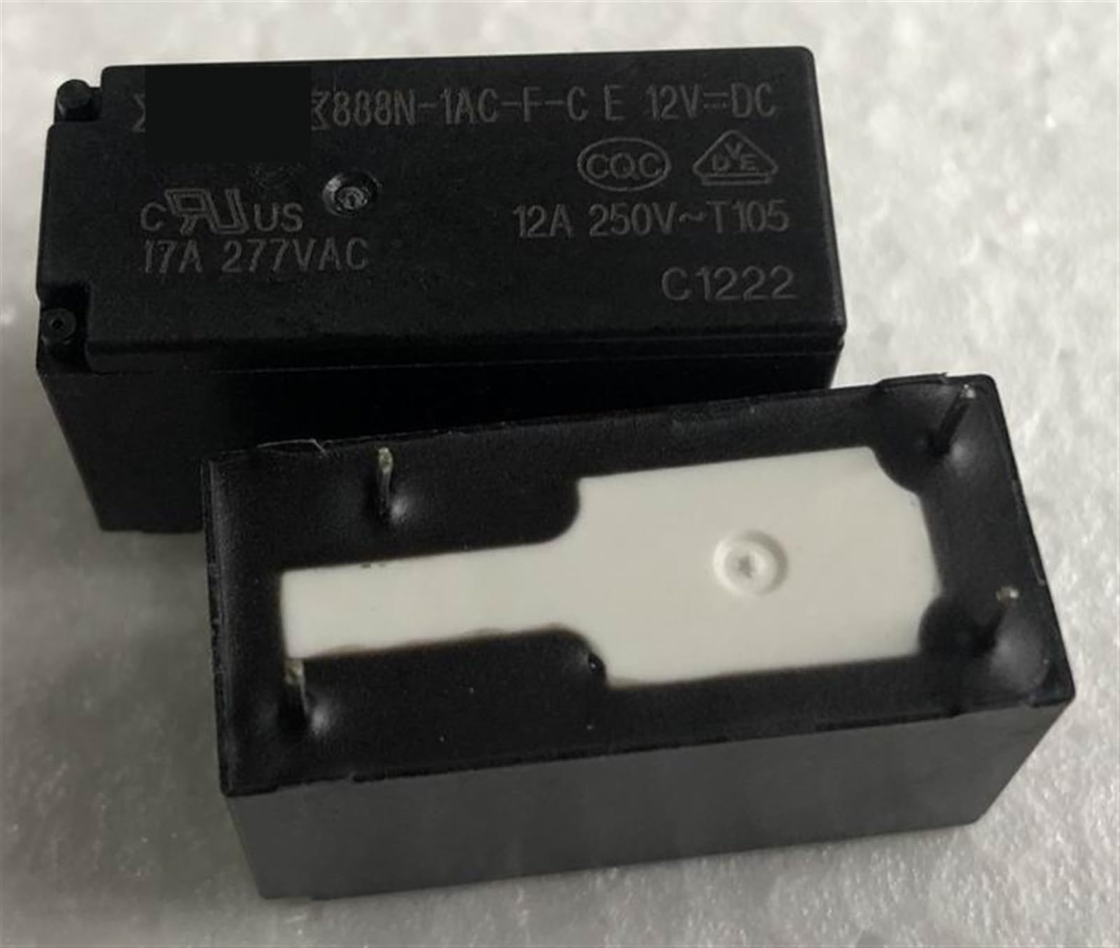 Relais 4 Broches 12V 17A KmoNo 888N-1AC-F-CE commutateur inverseur automobile 115F-1A