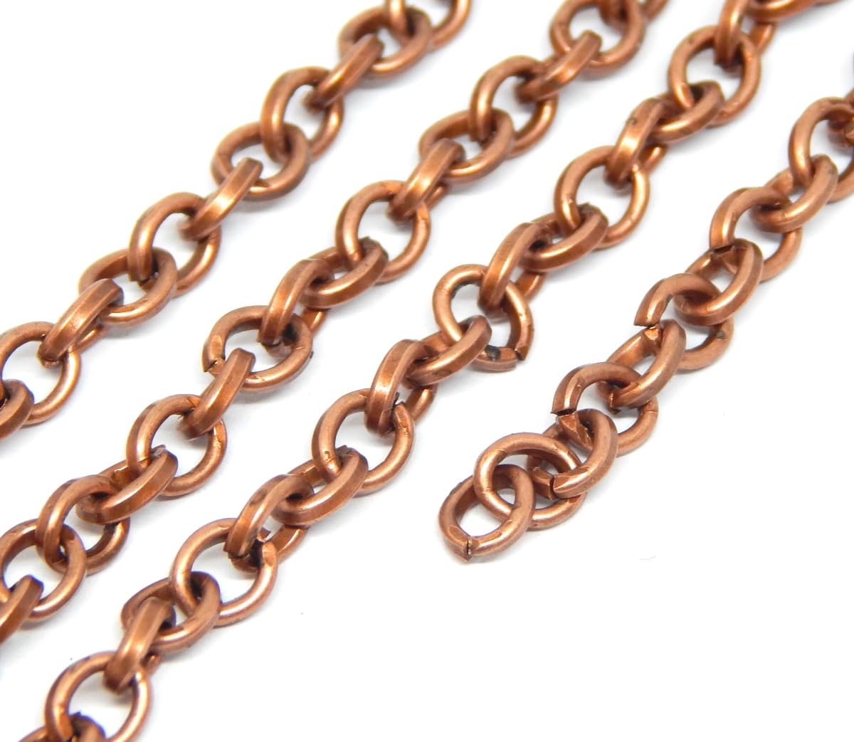 Catena Per Collana In Acciaio Inossidabile Di Alta Qualà Da 1 Metro, Catena Per Cordoli A Maglie Rolo Addensate Per La Creazione Di Gioielli, Accessori Per Braccialetti - Foto 3