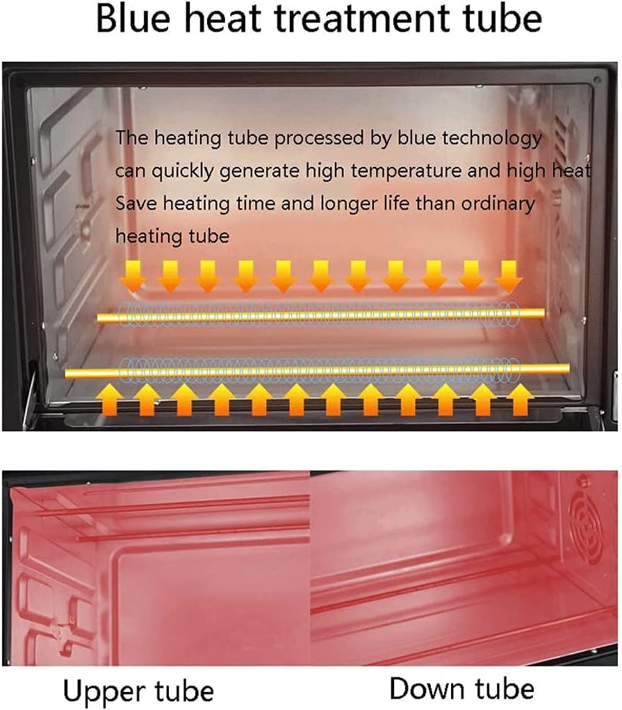 Multifunctional High-power Electric Oven Digital Convection, Baking, Equipped With Brushed Stainless Steel