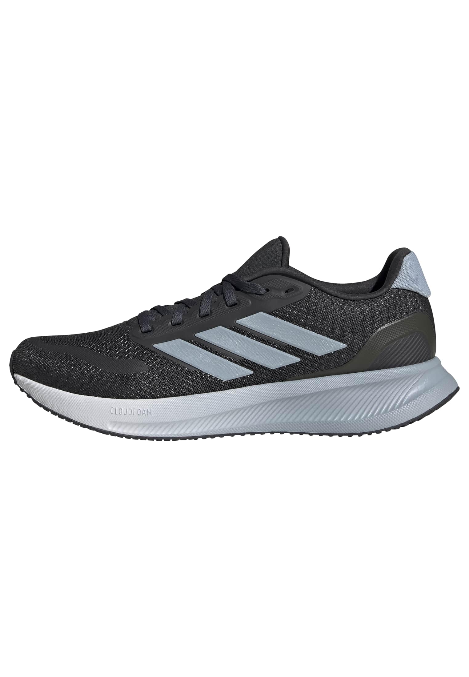 adidas Men's Runfalcon 5 Running Shoes, Carbon/Wonder Blue/FTWR White, 9 UK