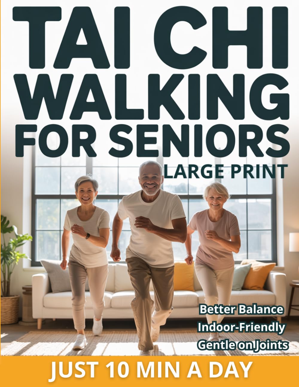 Tai Chi Walking for Seniors: The Healing Walk Method for Better Balance, Calm, and Low-Impact Indoor Exercise—No Equipment Just 10 Minutes a Day