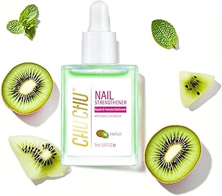 CHUCHU Nail Cuticle Oil Strengthener - Kiwi Scent Repair Growth Moisturizing Treatment - Natural Jojoba Vitamin B & E for Dry Cracked Nails