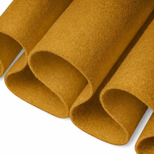 Miniatura 19 de FabricLA Tela de fieltro para manualidades, 18 x 18 pulgadas de ancho y 0.063 in de grosor, color burdeos, utiliza este fieltro suave