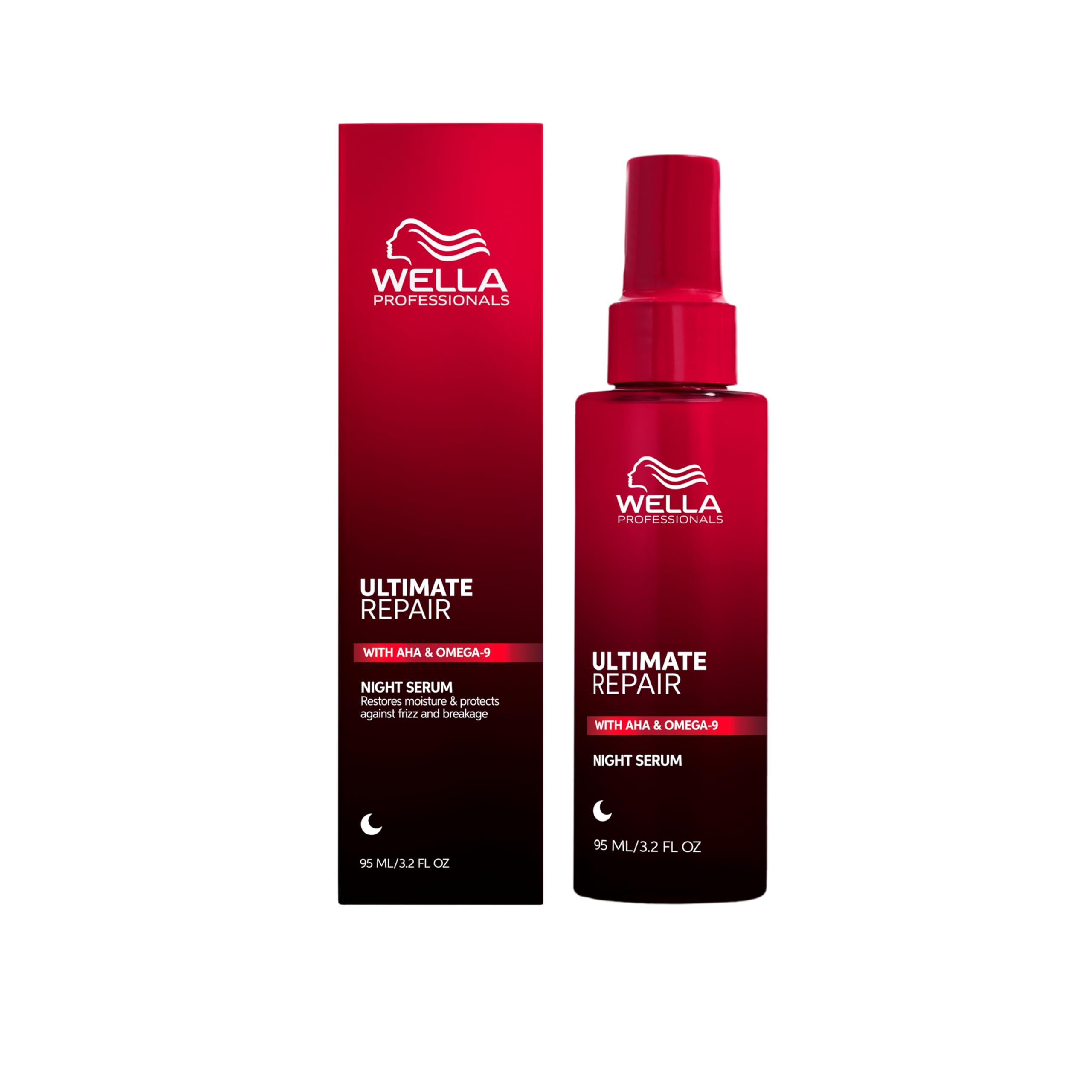 Wella Professionals Siero Notturno per Capelli Ultimate Repair - Siero Senza Risciacquo per Capelli Secchi/Danneggiati - Trattamento Anticrespo (95ml) | Leggero