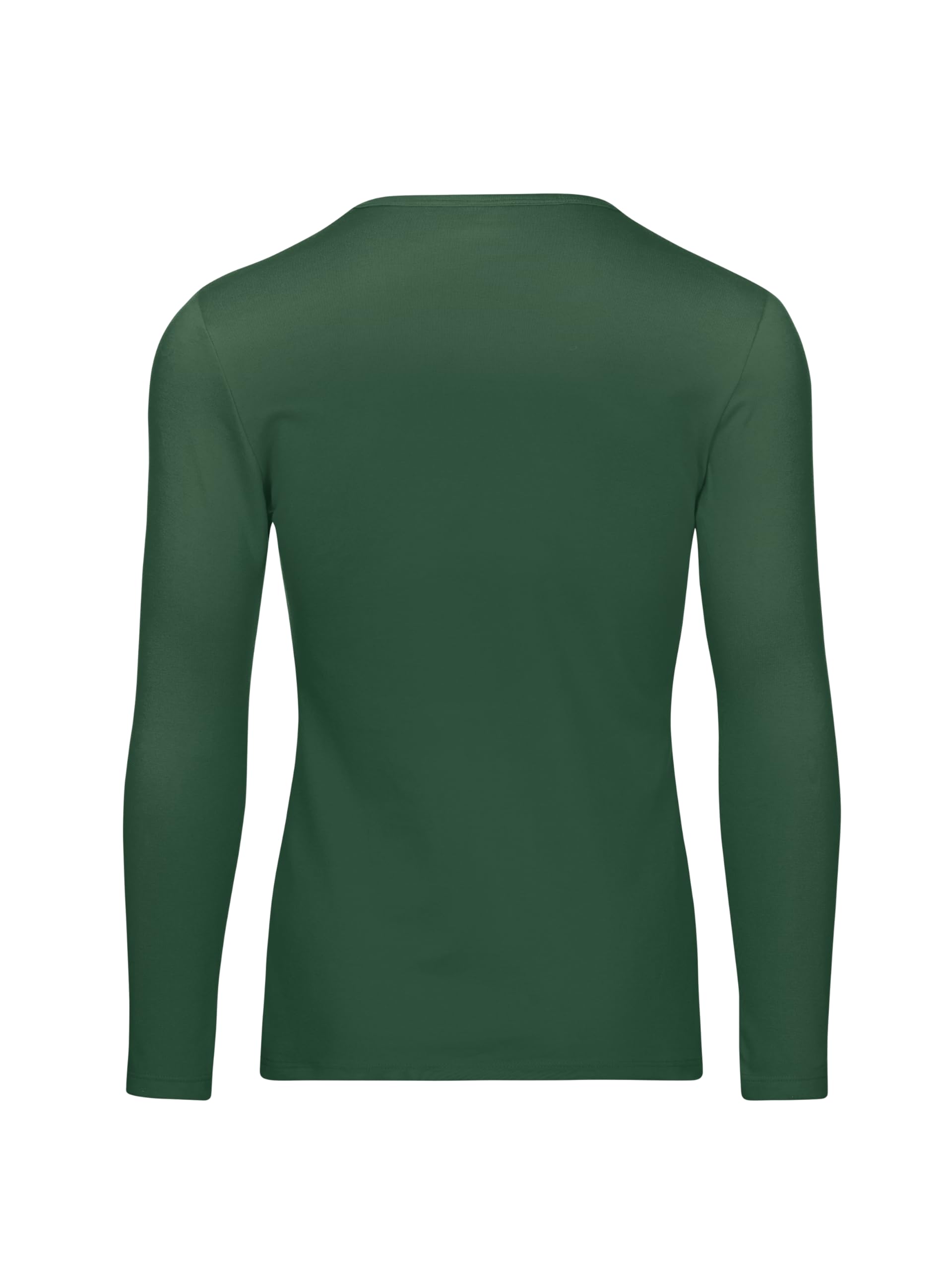 Trigema Herren 602501 Langarmshirt, Efeu, S EU