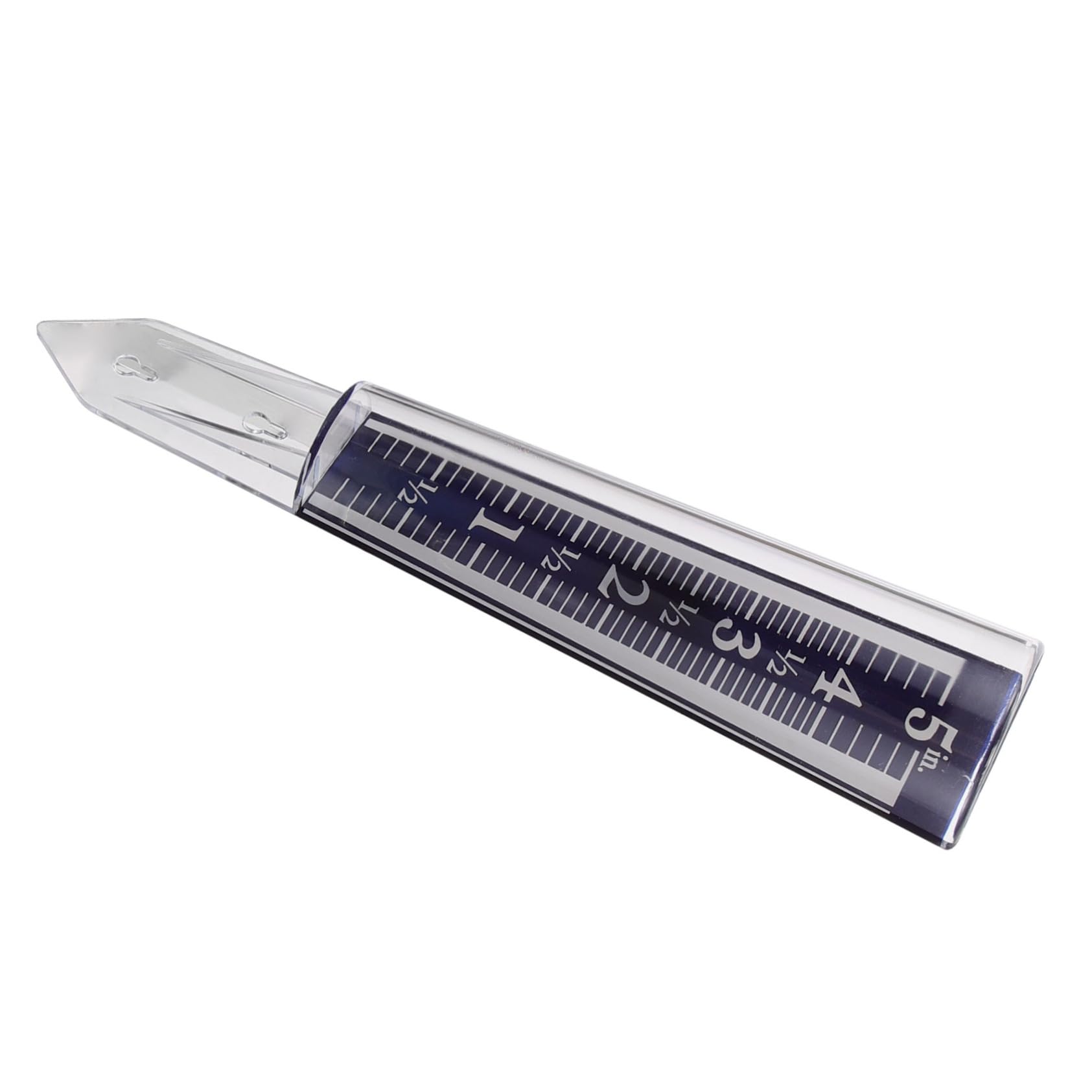 ibasenice 5 Pièces Pluviomètre sur Piquet jauge pluviomètre extérieur Transparent collecteur d'eau de Pluie Outil de Jardinage pluviomètre de Forme Ronde pluviomètre agricole Blue