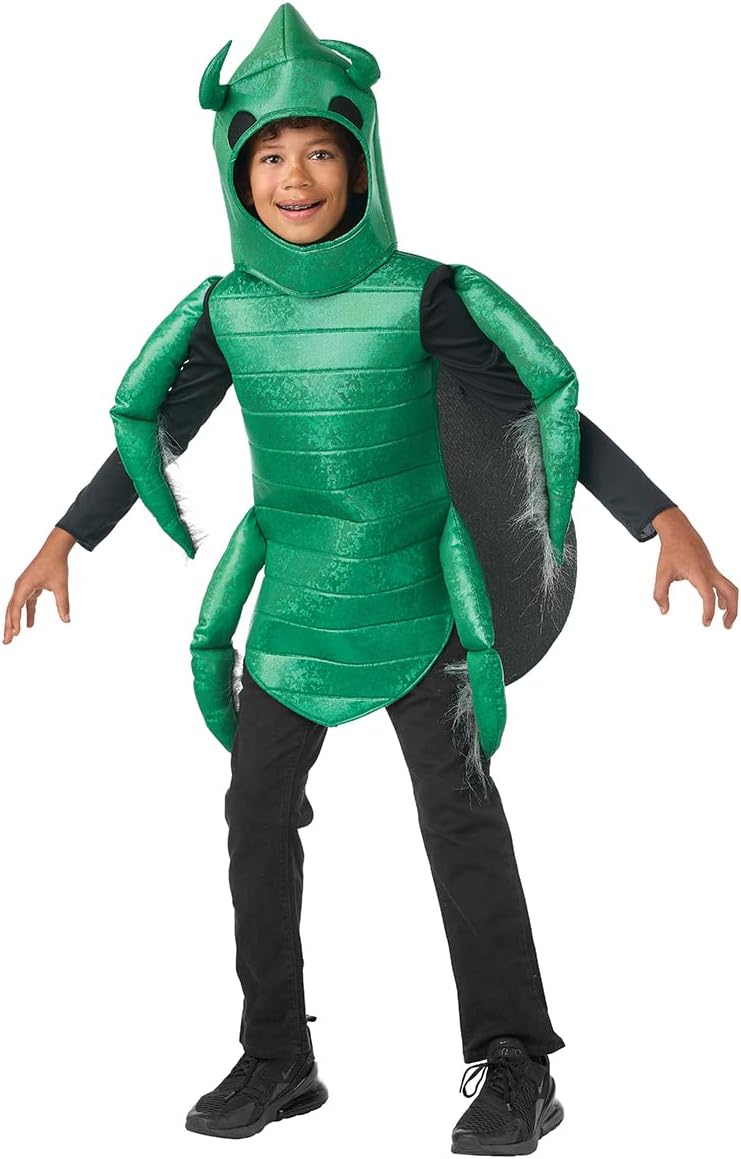 Seasons Green Beetle Costume Insect Halloween Costume for Child L(10-12)