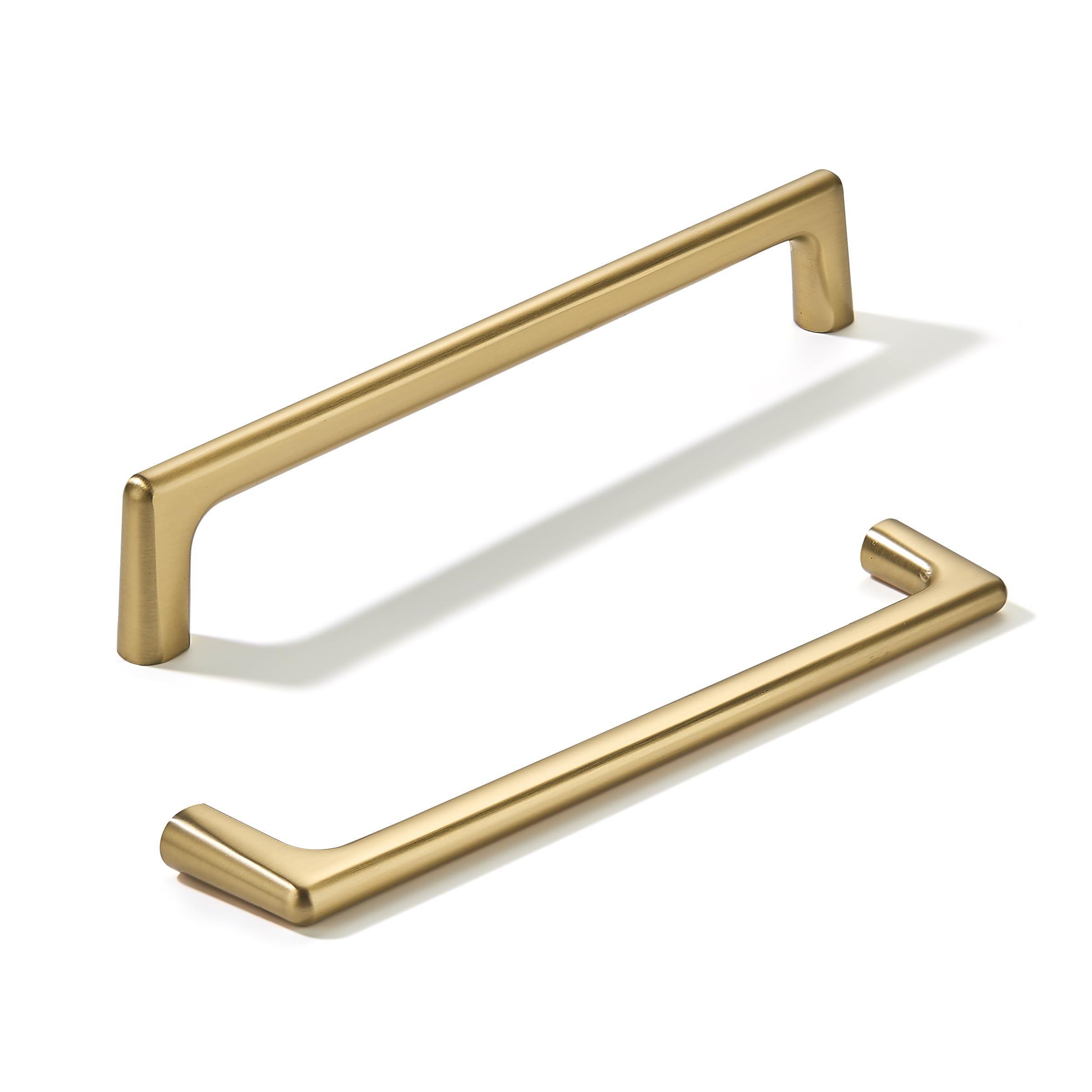 Khtumeware - 213 Brushed Brass Cabinet Pulls CTC 5 in (128 mm) 10 Pack