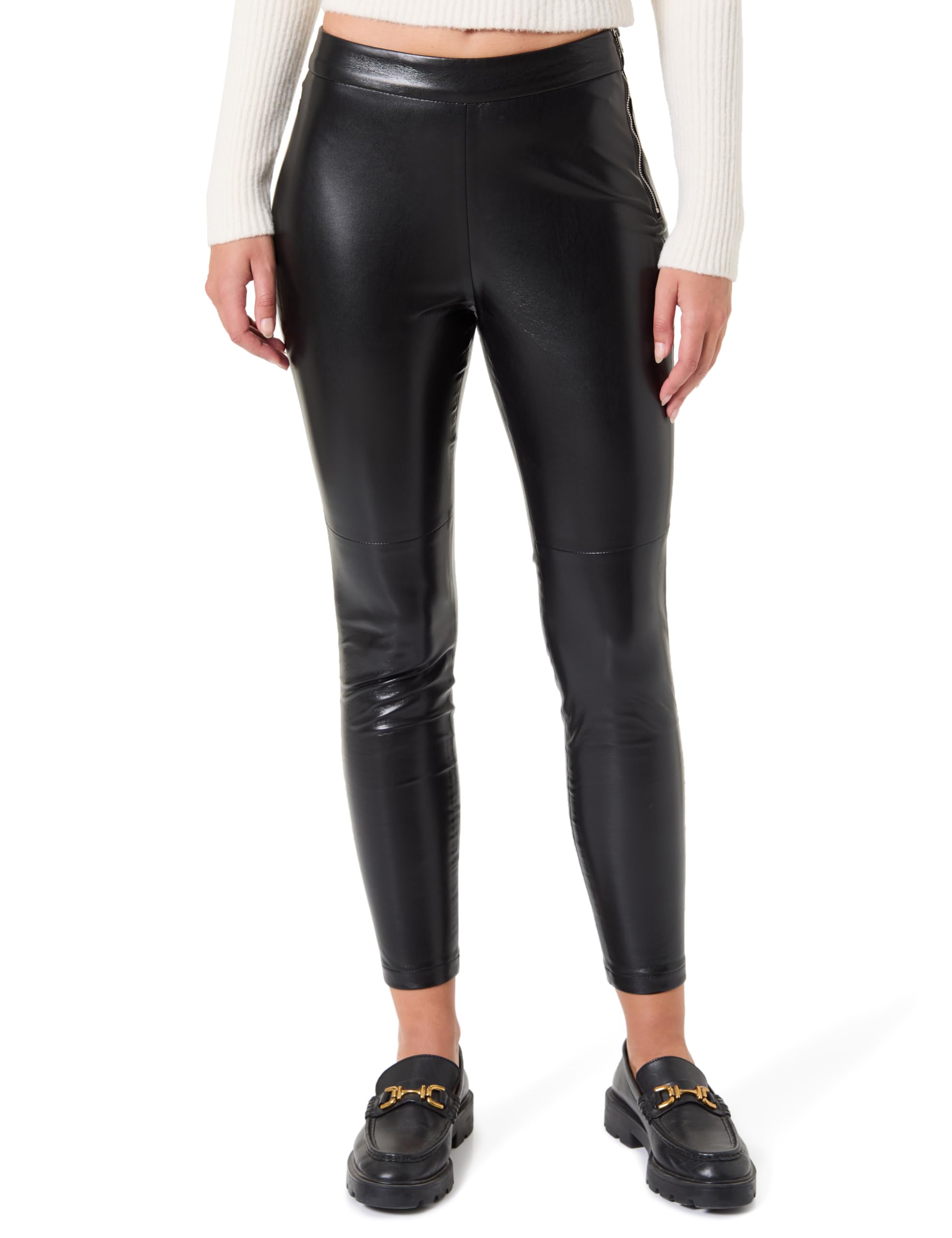 BOSS Women's C_taskin Trousers_Flat, 001black, 10