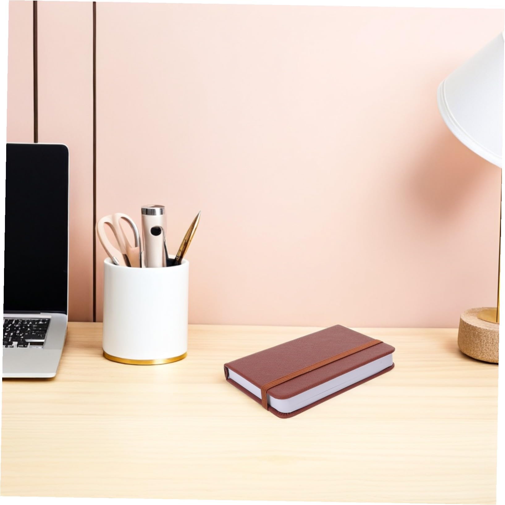 Housoutil 10pezzi Quaderno Diario Tascabile in Pu Mini Blocco Note con Copertina Rigida Pagine Bianche Formato per Lavoro Casa e Borsa