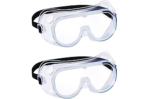 YunTuo 2 Pack Anti-Fog Safety Goggles