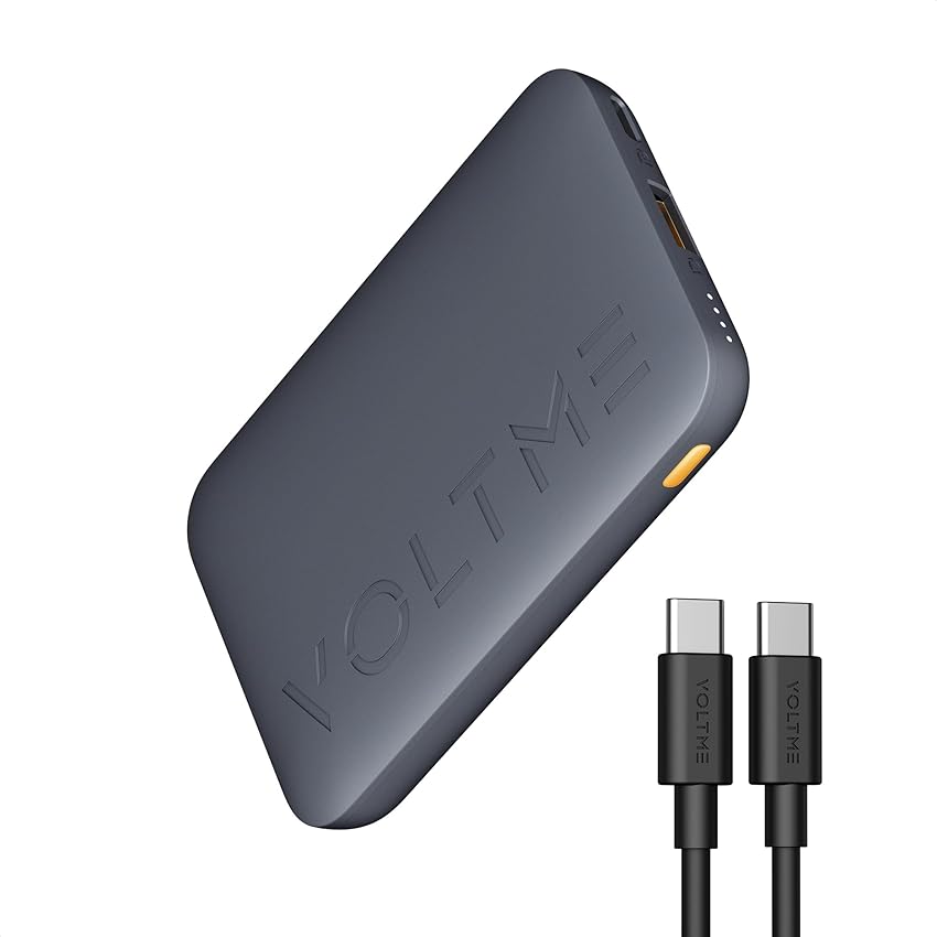 Immagine del prodotto VOLTME Batteria Esterna 10.0000 mAh 38,5 Wh Blu, Hypercore 10K Power Bank QC & PD3.0 Blu foncé, Batteria esterna Caricabatterie Portatile Ricarica Rapida Viaggio per iPhone, Samsung, Huawei ecc