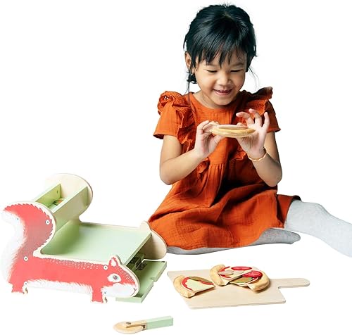 Miniatura 7 de Manhattan Toy Nutty Squirrel Pizzeria - Juego de juguetes de cocina para niños pequeños y niños