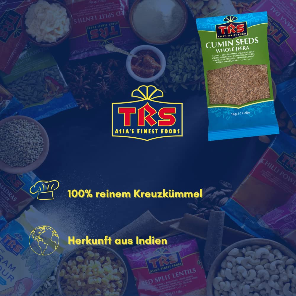 TRS Todo Jeera/Comino Semillas 1 kg