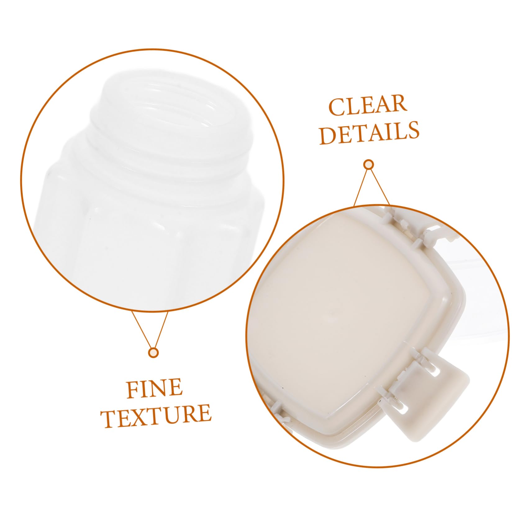 CIYODO 12-piece Condiment Squeeze Bottles Mini Sauce Containers for Salad Dressing Soy Sauce Mayonnaise Airtight for Kitchen