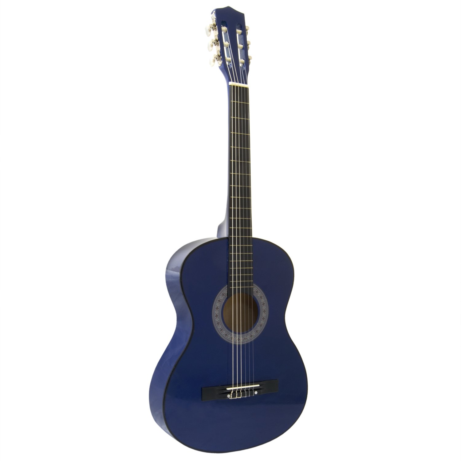Tiger - Guitarra clásica infantil (tamaño 3/4), color azul