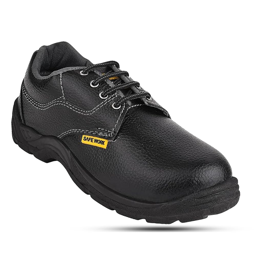 ELECANT Safety Shoe with Steel Toe Synthetic Leather Safety Shoe (6) Black (B0D22YW5KY) Amazon Price History, Amazon Price Tracker