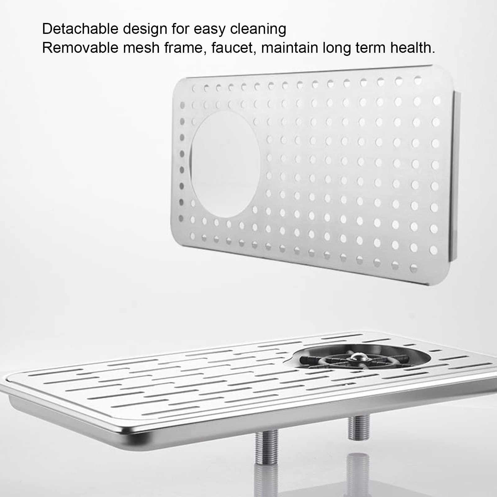 Lavabicchieri Automatico In Acciaio Inossidabile Per Bar E Casa - Con Sciacquone E Vassoio - Foto 7