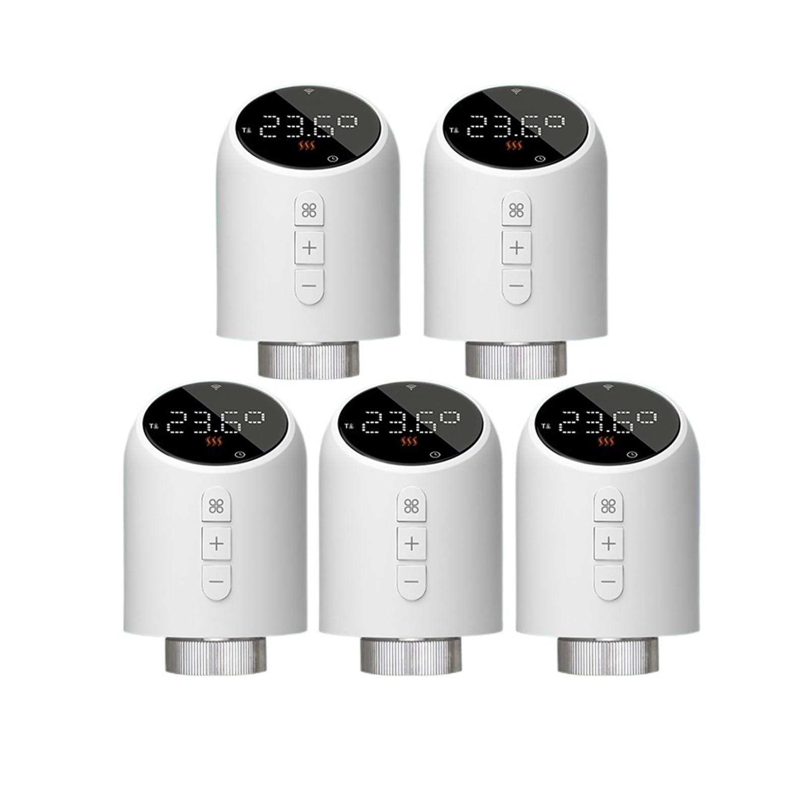 Inteligentny Dom TRV Termoregulator Programowalny Termostat Ogrzewania Zawór Tuya WIFI Grzejnik OszczęDza Energię I Koszty Ogrzewania(5PCS WIFI)