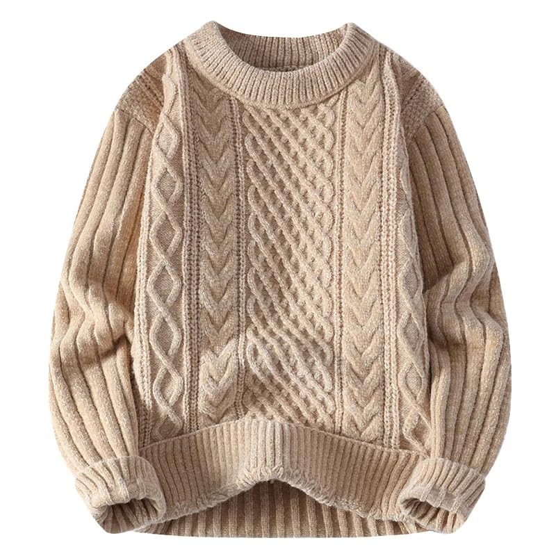 Men Winter Korean Style Warm Sweater Autumn Pullovers Male4
