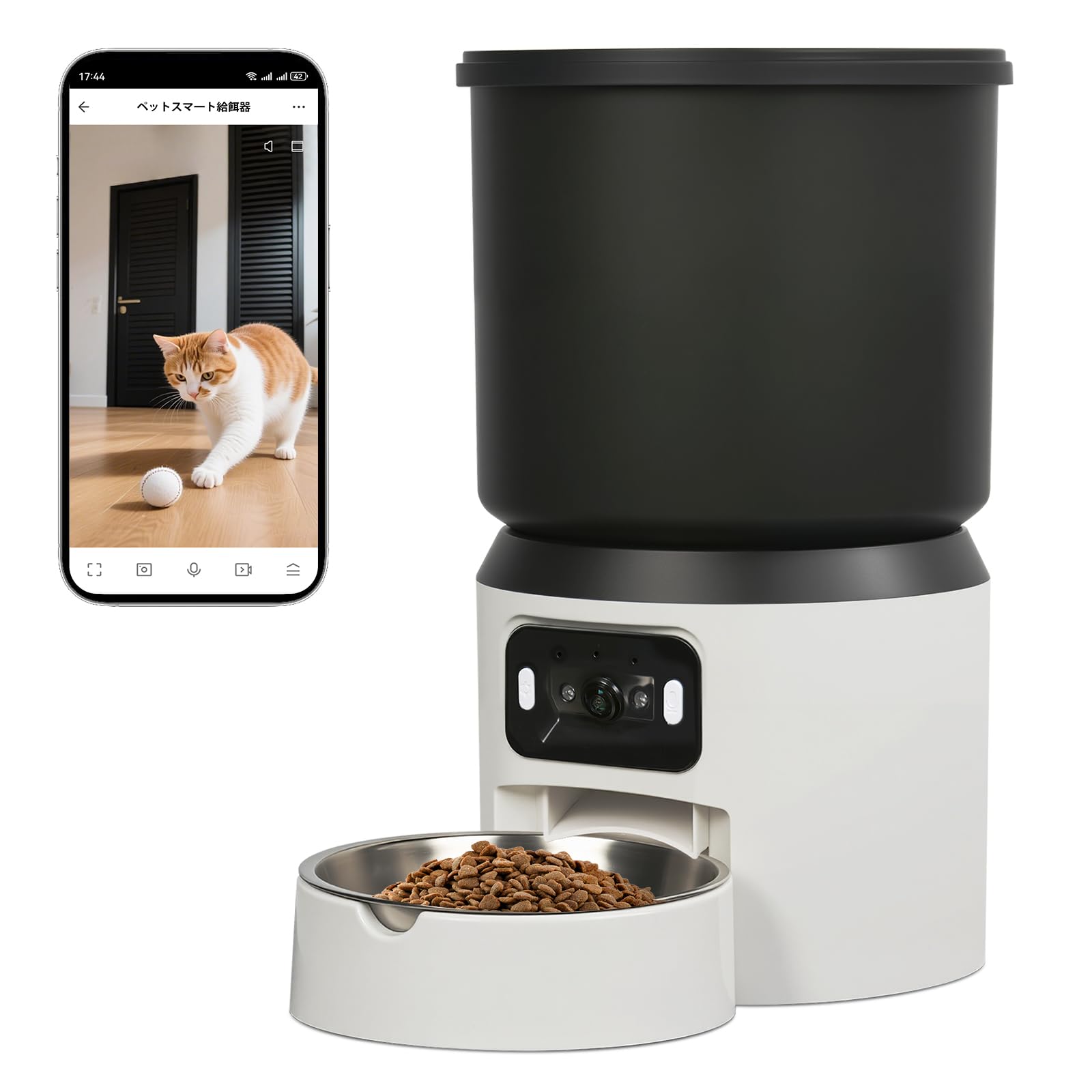 Amazon | CozyMeow 自動給餌器 猫 獣医師推奨 餌やり機 双方向会話