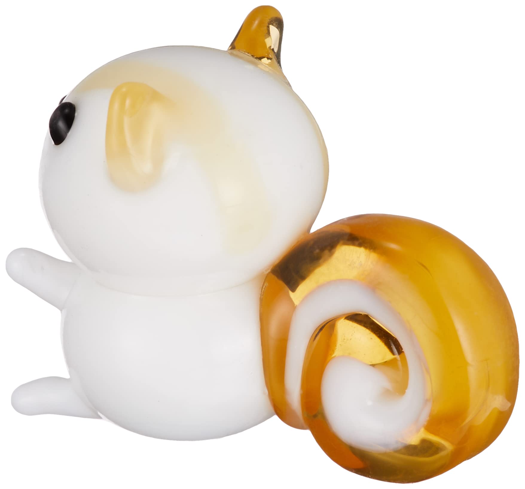 * vintage ornament ୨୧ * ミルク色ガラスの 素敵なリスさん アルンシュタットクリスタル ローズ オールドファッショングラス