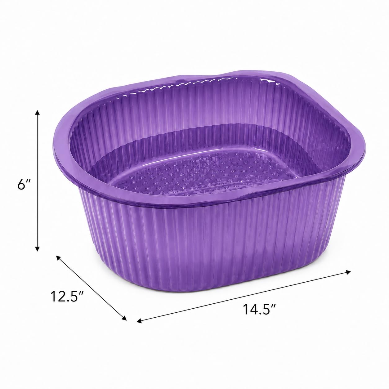 ForPro Universal Disposable Pedi Bath Liners, 50% Thicker Plastic