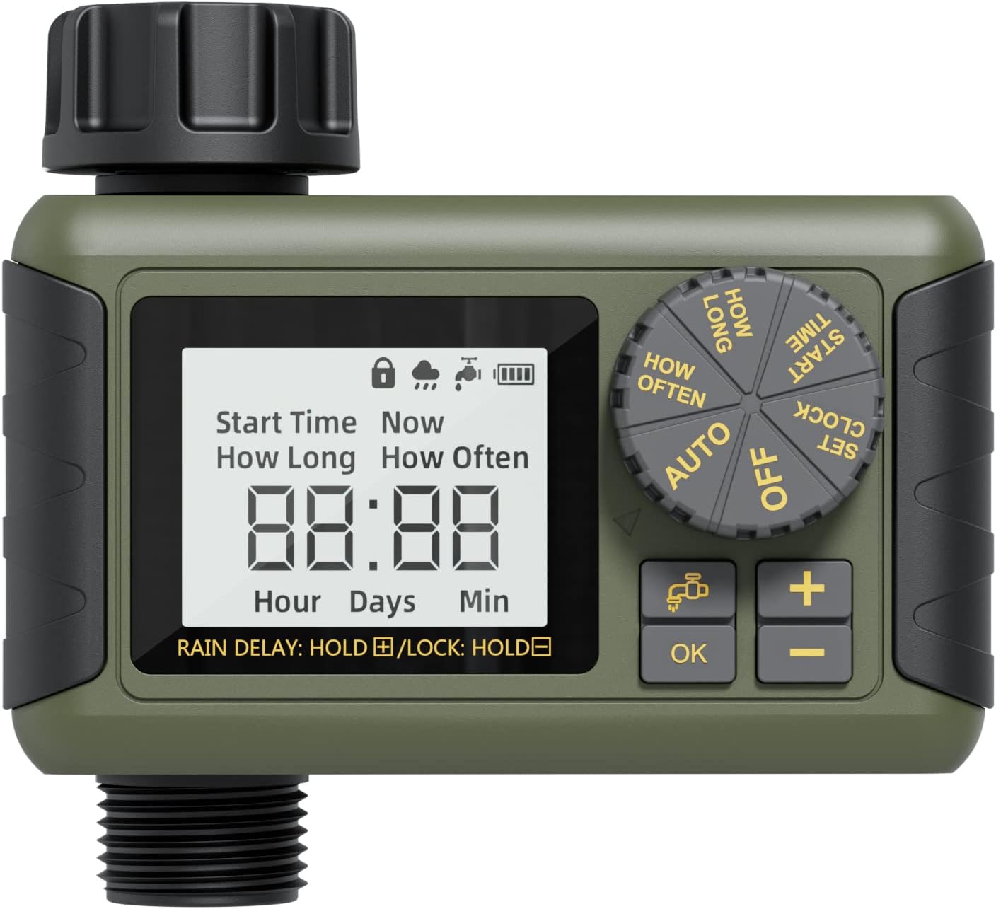 Water Sprinkler Timer, Diivoo Garden Hose Timer with Timing and