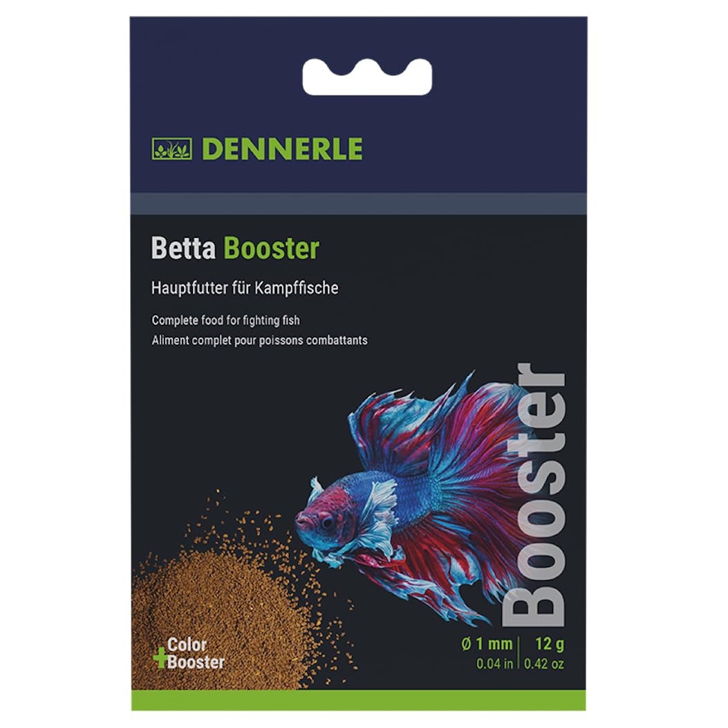 Dennerle Betta Booster – główny granulat pokarmu dla ryb walczących, ryb nitkowych i guramis