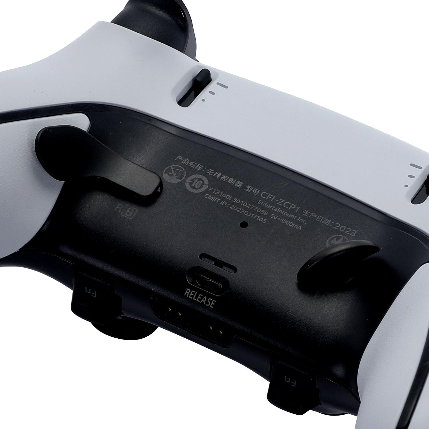 Metaliczne tylne łopatki do kontrolera PS5 Edge, wymienne metalowe tylne przyciski ze stali nierdzewnej, zamiennik do kontrolera PS5 Edge, kontroler nie jest dołączony