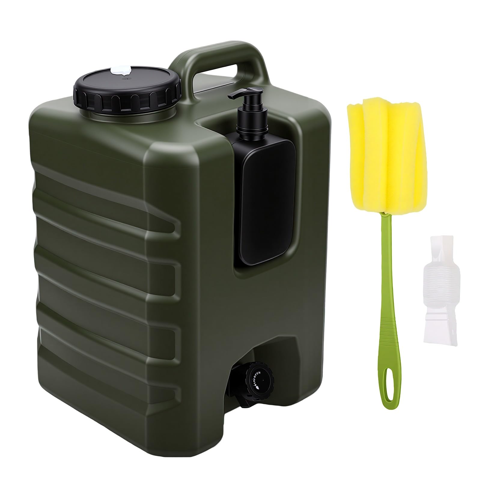 Camping Zbiornik na Wodę z Ergonomicznym Uchwytem, Pojemność 20L