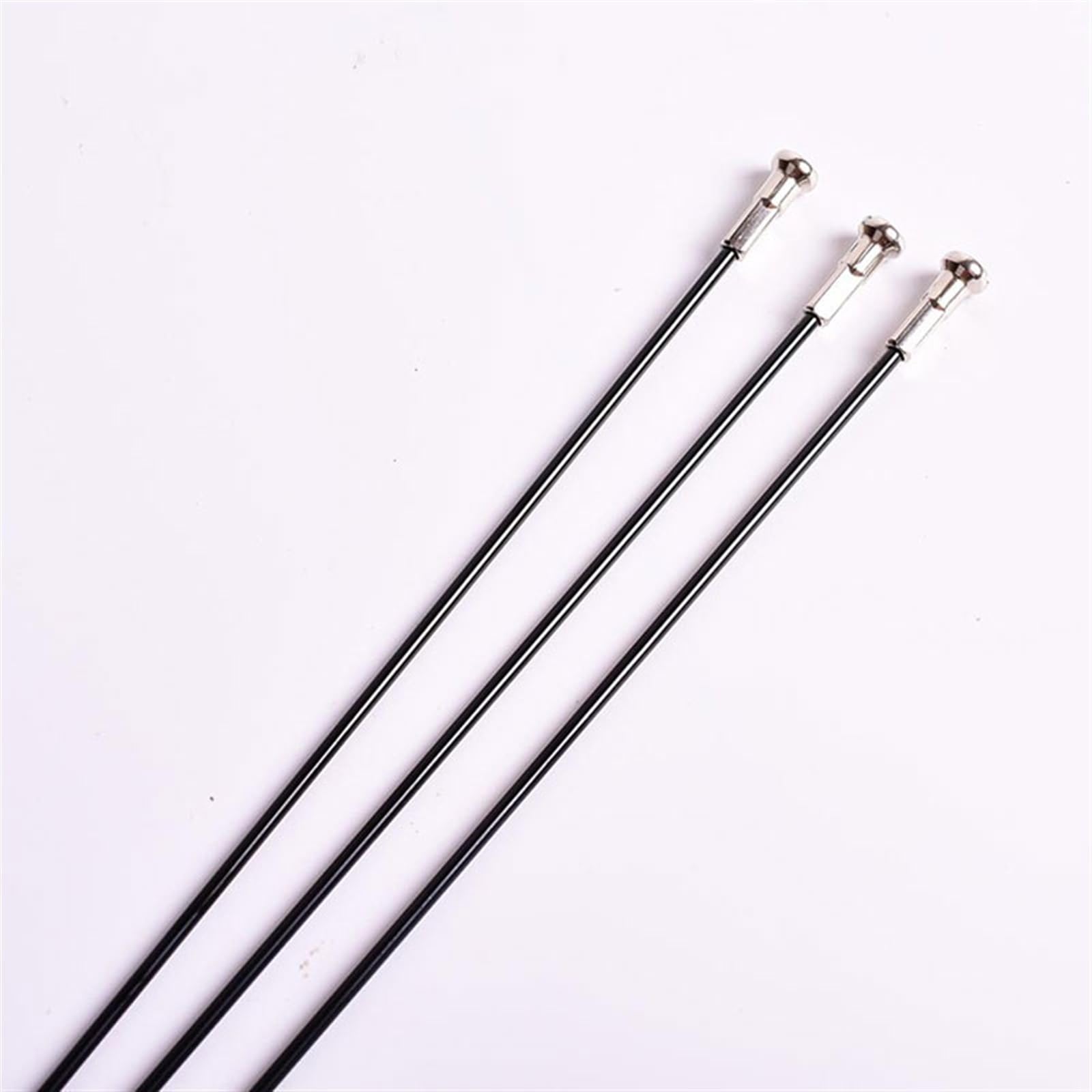 Toyar bicycle J bend acciaio/acciaio inossidabile raggi ED nero da 8G a 14G per