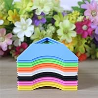 Vista 5 de Goodplay 14 piezas Cubo de plástico soporte para rompecabezas cubo titular show - cubo multicolor trípode