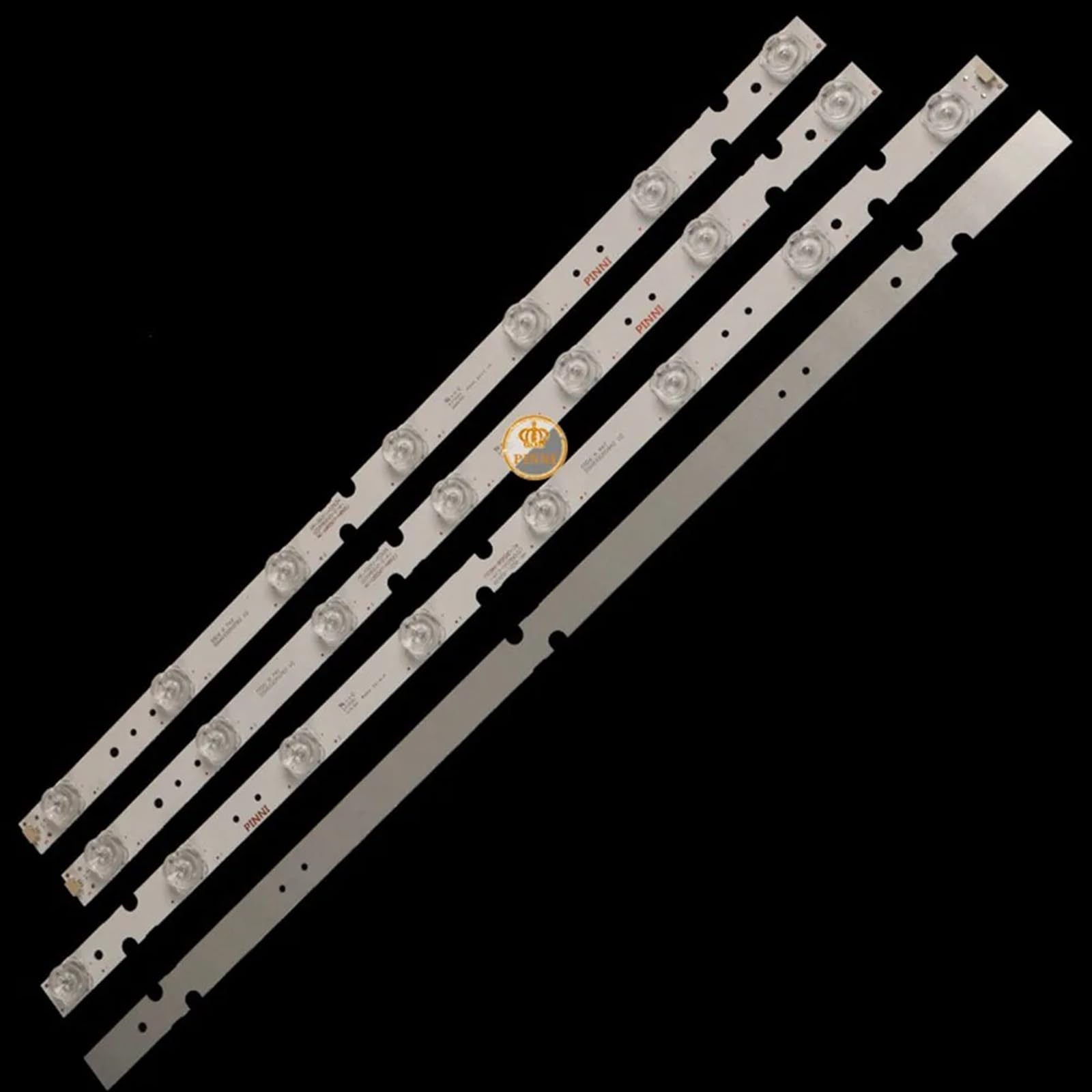 5TV (20 Pezzi) Striscia di Retroilluminazione A LED Compatibile for TCL 55HR330M07B2 55HR330M08A2 V2 55P65US 55U3800C 55P65 55D6 55F6 55L2 4C-LB5508-HR03J PF02J(4PCS(1TV))