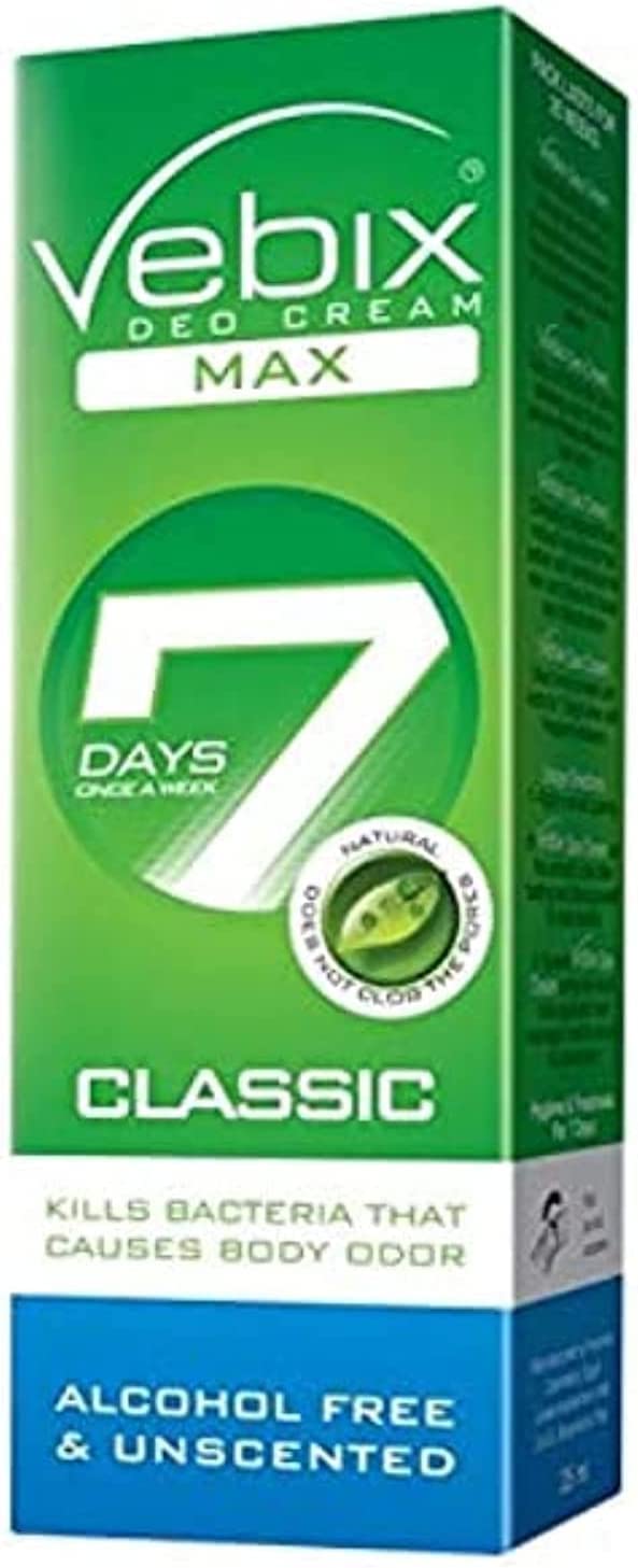 Vebix Deo Cream - Unisex 25ml (Pack Of 3)